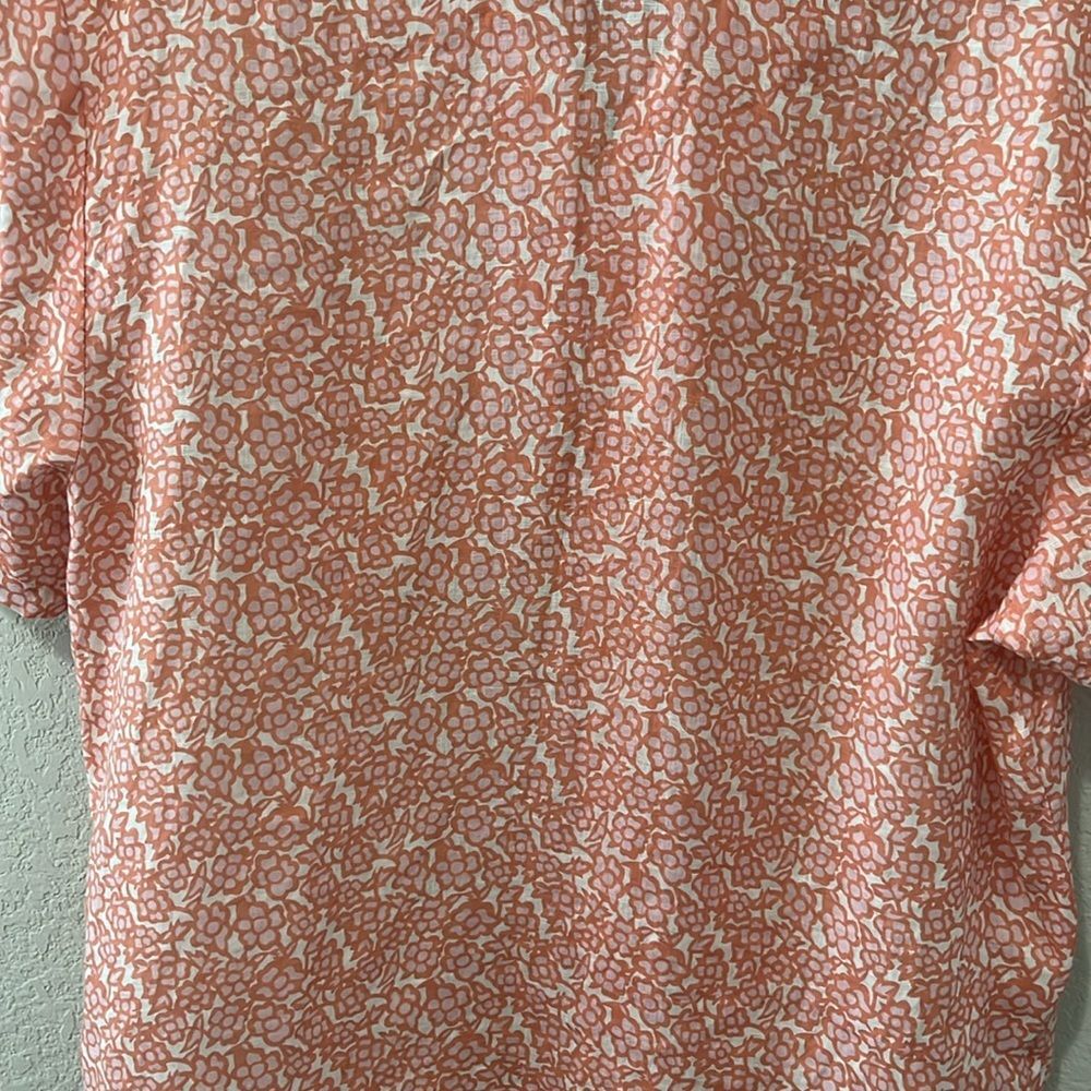 SOLID & STRIPED The Cabana Shirt, Abstract Floral Pink, Size M - Picture 9 of 9